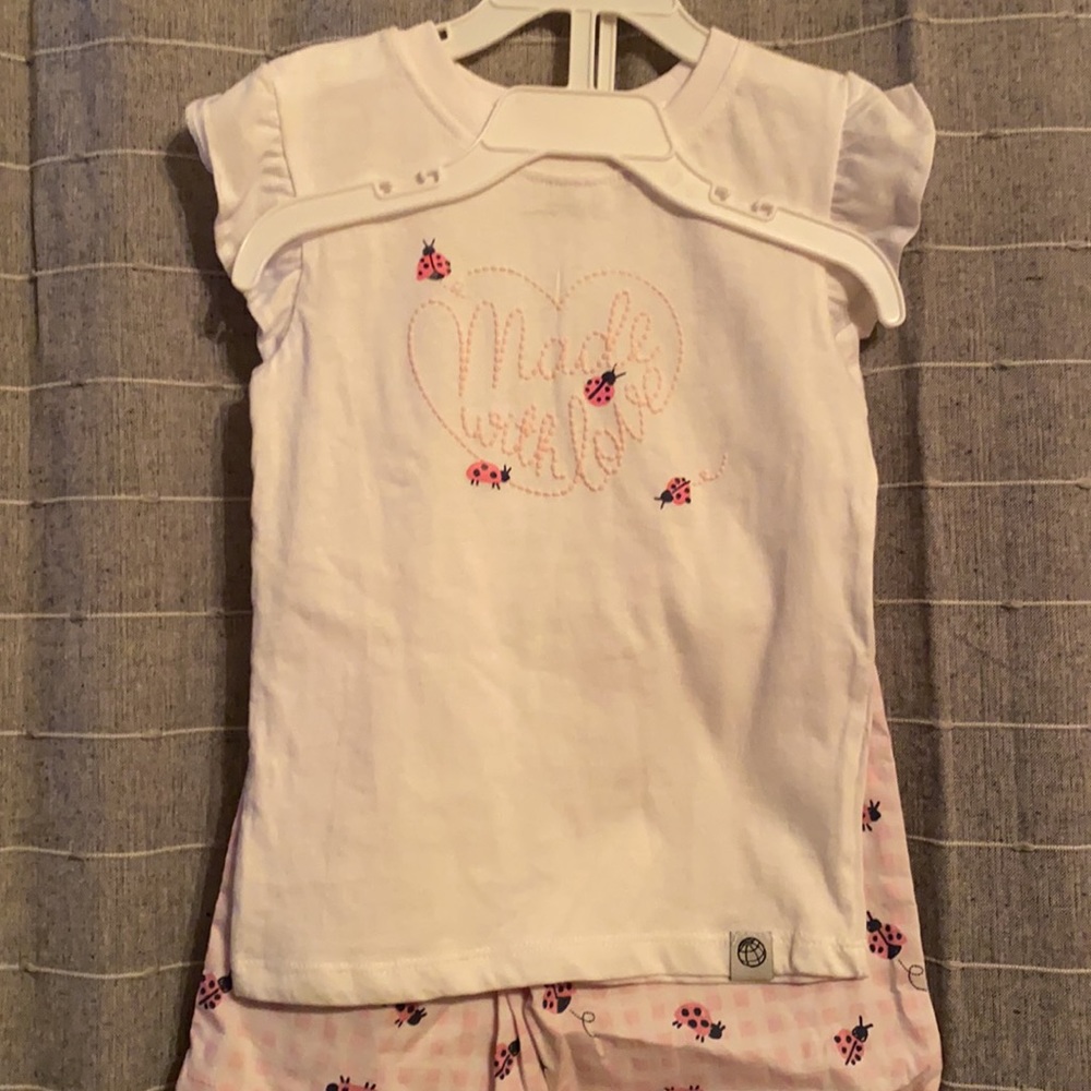 NWT Free Planet 3 pc. set, 2 Tees, 1pair shorts, cotton